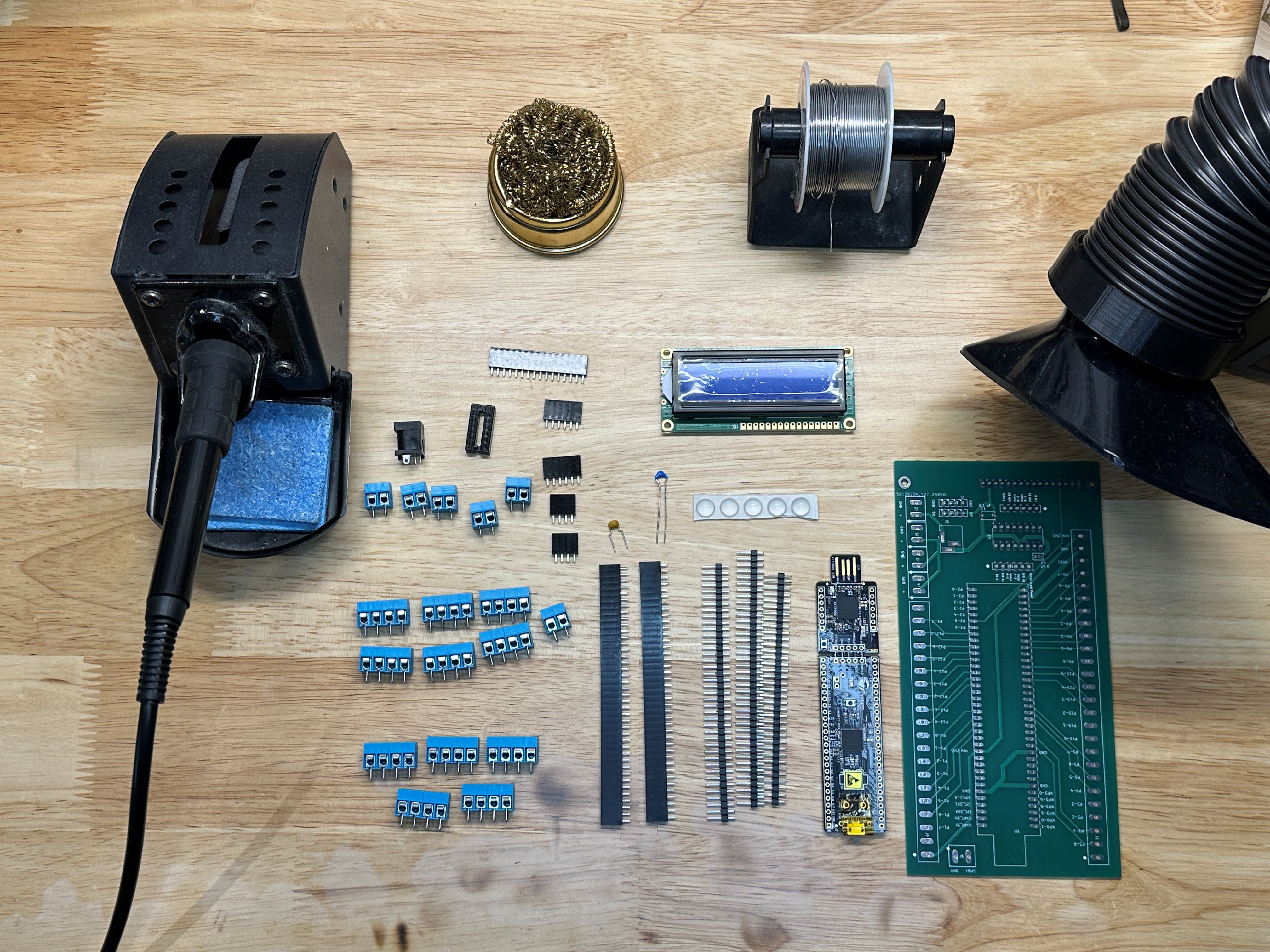 Parts needed to build mock controller